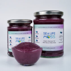 Sea Life Moss - purple sea moss gel - with small bowl