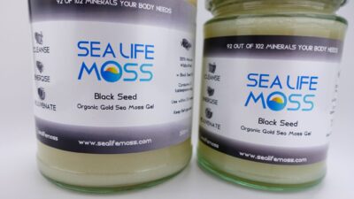 Sea Life Moss - black seed oil infused gold sea moss gel