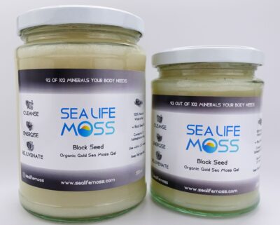 Sea Life Moss - black seed oil infused gold sea moss gel